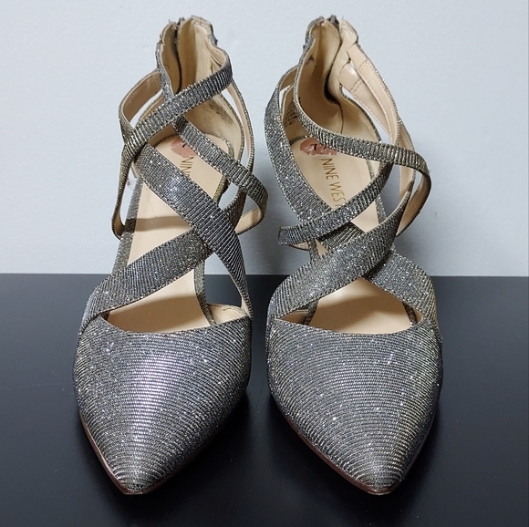 Nine West Shoes - ✨️ Glamorous Nine West sparkly strappy heels 7/7.5